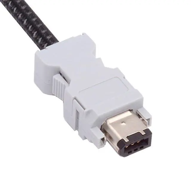 Alt view image 7 of 7 - IEEE 1394 6Pin CN3 Plug 55100-0670 SM-6P I/O Connector Male JZSP-CMP9-1-E Compatible with Yaskawa Panasonic Servo 54280-0609