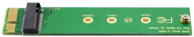 Main image of NGFF M-Key NVME AHCI SSD to PCI-E 3.0 1x x1 Vertical Adapter for XP941 SM951 PM951 960 EVO SSD