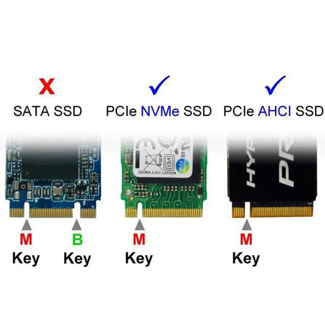 Alt view image 2 of 7 - NGFF M-Key NVME AHCI SSD to PCI-E 3.0 1x x1 Vertical Adapter for XP941 SM951 PM951 960 EVO SSD