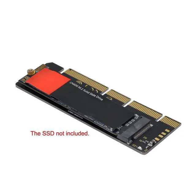Alt view image 5 of 7 - NGFF M-Key NVME M.2 SSD to PCI-E Express 3.0 16x X4 Adapter Without Bracket Black