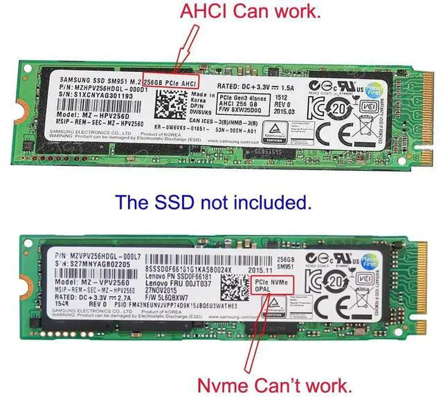 Alt view image 6 of 6 - 12+16pin 2014 2015 to M.2 NGFF M-Key SSD Convert Card for A1493 A1502 A1465 A1466