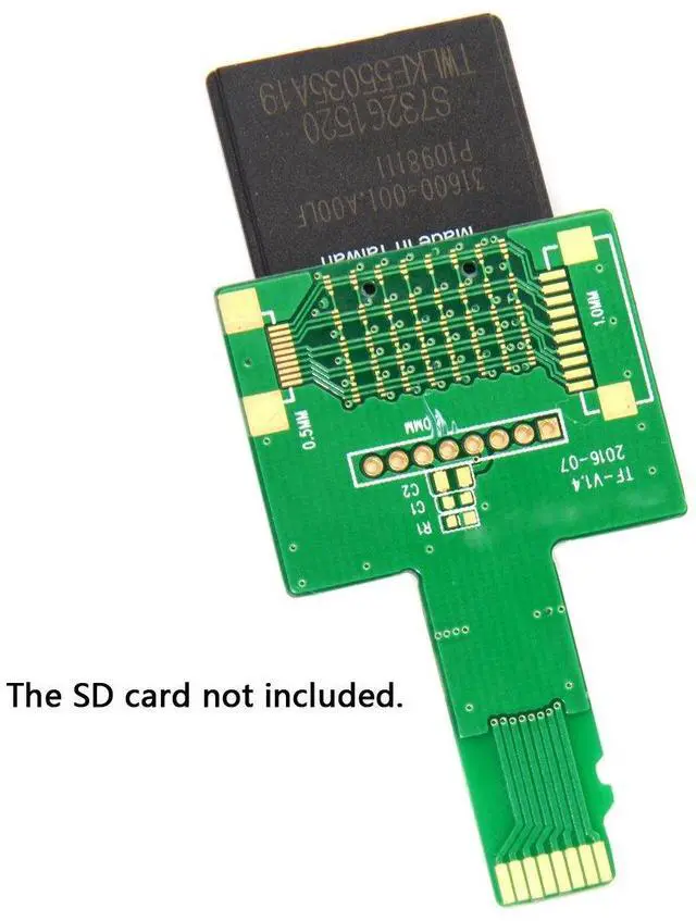 Alt view image 4 of 7 - SD Card Socket Female to Micro-SD TF Male Memory Card Kit Extension Adapter Testing Tools Extender