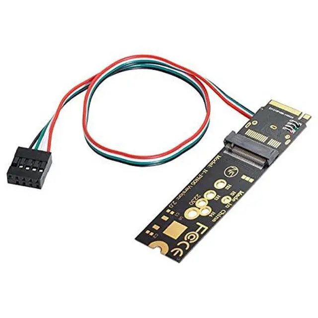 Alt view image 2 of 7 - NGFF A/E-Key WiFi Card to M.2 NGFF Key-M NVME SSD Adapter for AX200 6 5.1