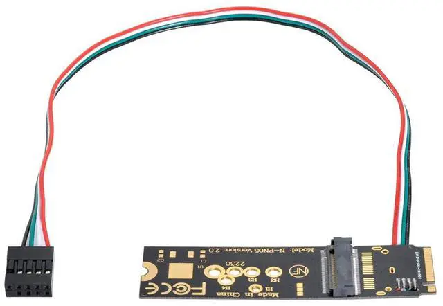 Main image of NGFF A/E-Key WiFi Card to M.2 NGFF Key-M NVME SSD Adapter for AX200 6 5.1