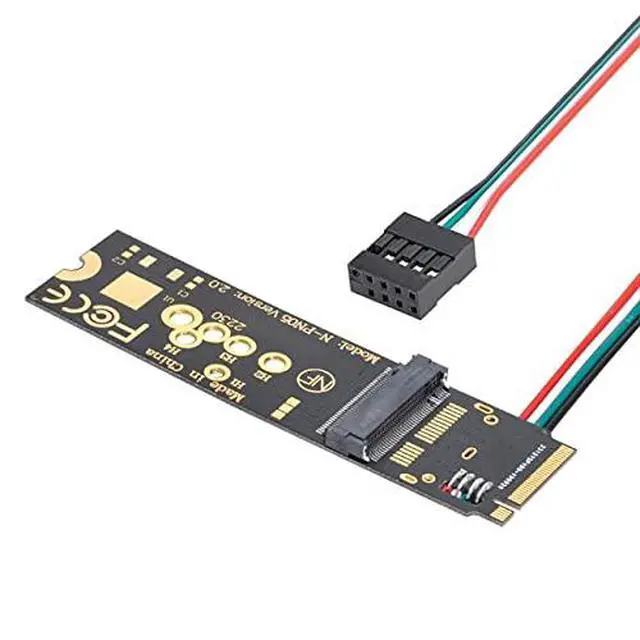Alt view image 3 of 7 - NGFF A/E-Key WiFi Card to M.2 NGFF Key-M NVME SSD Adapter for AX200 6 5.1