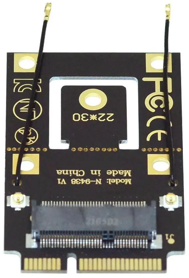 Main image of NGFF M.2 Key-A to Mini PCI-E PCI Express Converter Adapter for 9260 8265 7260 AC WiFi Card