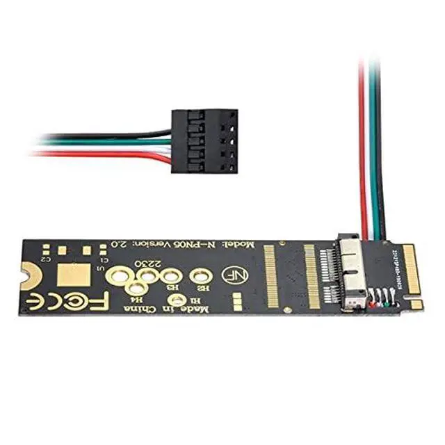 Alt view image 2 of 7 - BCM94360CD BCM94360CS BCM943602CS BCM94360CS2 WiFi Card to M.2 NGFF Key-M NVME SSD Adapter