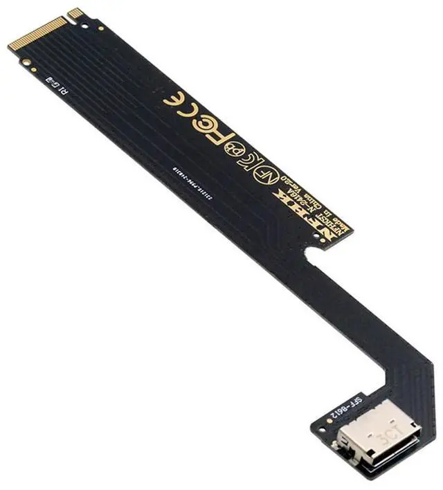Main image of M.2 M-Key PCI-E 4.0 to SFF-8612 SFF-8611 Oculink Host Adapter for 2024 ThinkBook 16+ AMD8845 External Graphics Card & SSD