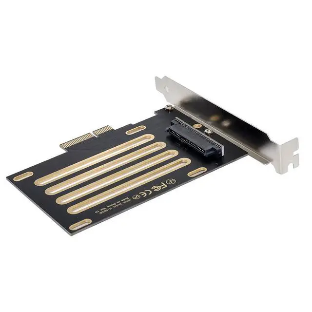 Alt view image 4 of 7 - PCI-E 3.0 x4 Lane to U.2 U2 Kit SFF-8639 Host Adapter for Intel Motherboard & 750 NVMe PCIe SSD Black