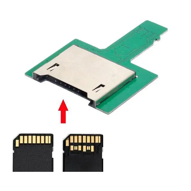 Alt view image 7 of 7 - TF Micro SD Male Extender to SD Card Female Extension Adapter PCBA SD/SDHC/SDXC UHS-III UHS-3 UHS-2