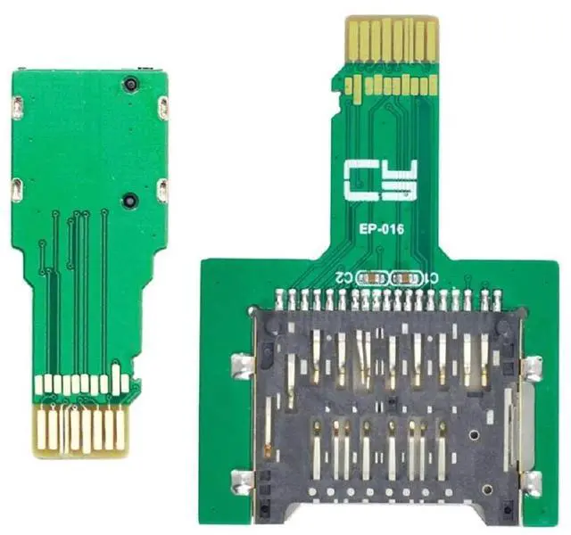 Main image of 2pcs TF Micro SD Male Extender to SD Card Female Extension Adapter PCBA SD/SDHC/SDXC UHS-III UHS-3 UHS-2