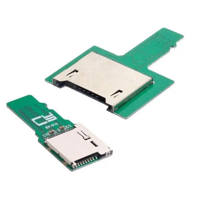 Alt view image 2 of 7 - 2pcs TF Micro SD Male Extender to SD Card Female Extension Adapter PCBA SD/SDHC/SDXC UHS-III UHS-3 UHS-2