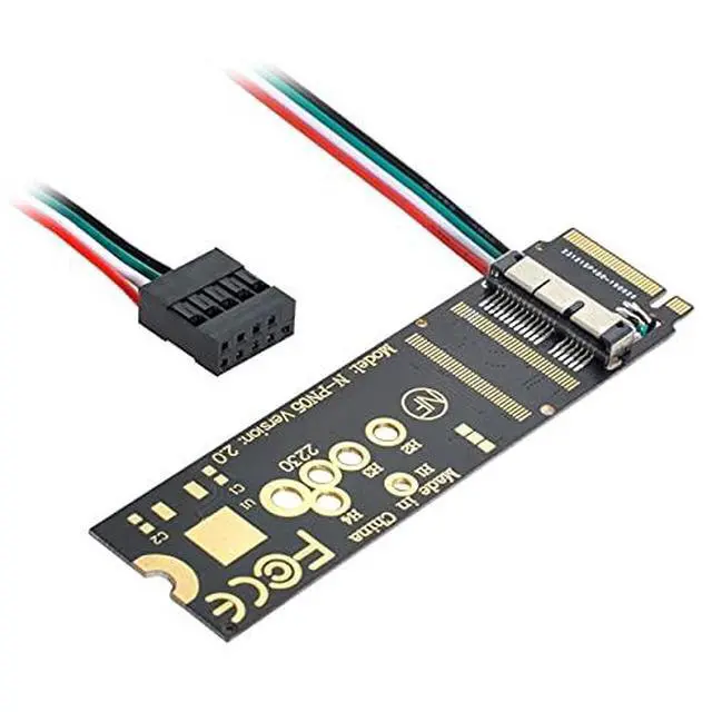 Alt view image 6 of 7 - BCM94360CD BCM94360CS BCM943602CS BCM94360CS2 WiFi Card to M.2 NGFF Key-M NVME SSD Adapter