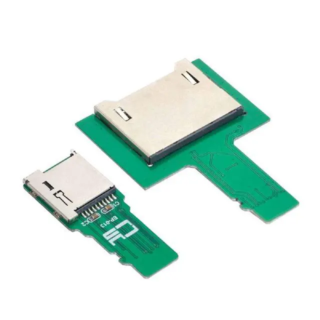 Alt view image 5 of 7 - 2pcs TF Micro SD Male Extender to SD Card Female Extension Adapter PCBA SD/SDHC/SDXC UHS-III UHS-3 UHS-2