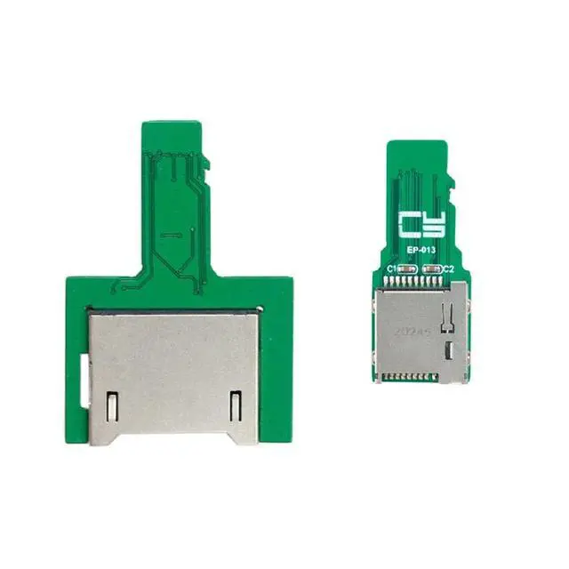 Alt view image 6 of 7 - 2pcs TF Micro SD Male Extender to SD Card Female Extension Adapter PCBA SD/SDHC/SDXC UHS-III UHS-3 UHS-2