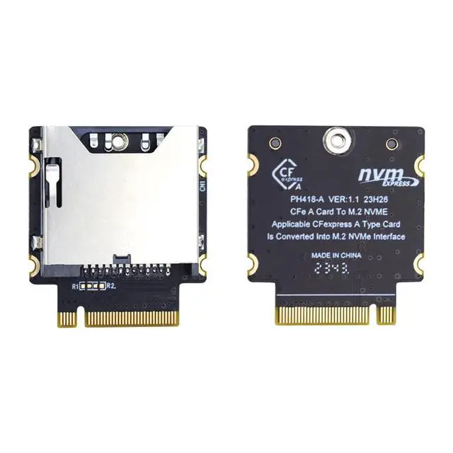 Alt view image 7 of 7 - NVMe Host Full Speed NGFF M.2 to CFA Extension Adapter M2 M-Key CFExpress for Type-A CFE Support Camera Memory Card
