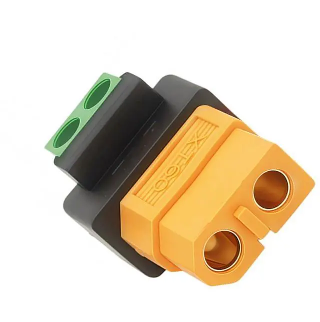 Main image of XT60 Female Fast Charging to Solderless 2Pin Contacts Terminal Female Adapter for DIY OEM Repair Connector