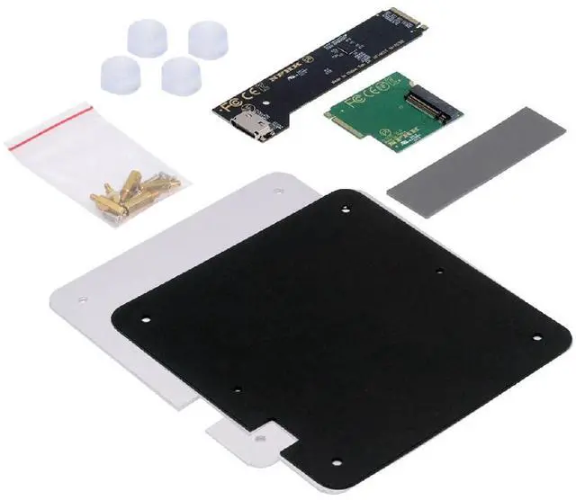 Main image of Oculink SFF-8612 SFF-8611 to PCI-E 5.0 4.0 M.2 M-Key NVME & 2280 SSD Host Adapter with Heat Sink for NUC15 Pro Mini PC Computer Slim Type NUC15CRK
