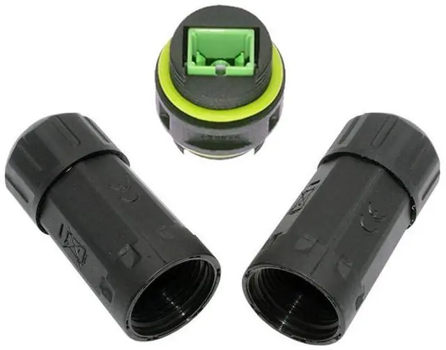 Main image of IP68 Waterproof M20 Locking SC Female to SC Female Singlemode Fiber Optic Patch Internet Networking Extension Adapter Coupler