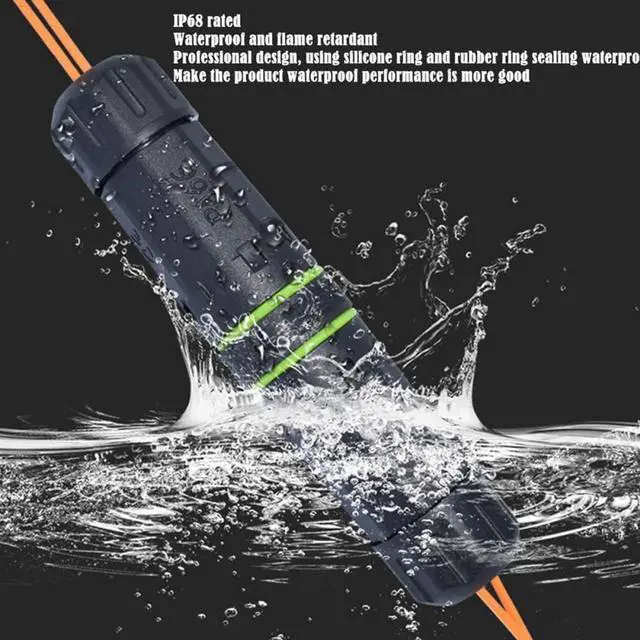Alt view image 6 of 7 - IP68 Waterproof M20 Locking SC Female to SC Female Singlemode Fiber Optic Patch Internet Networking Extension Adapter Coupler