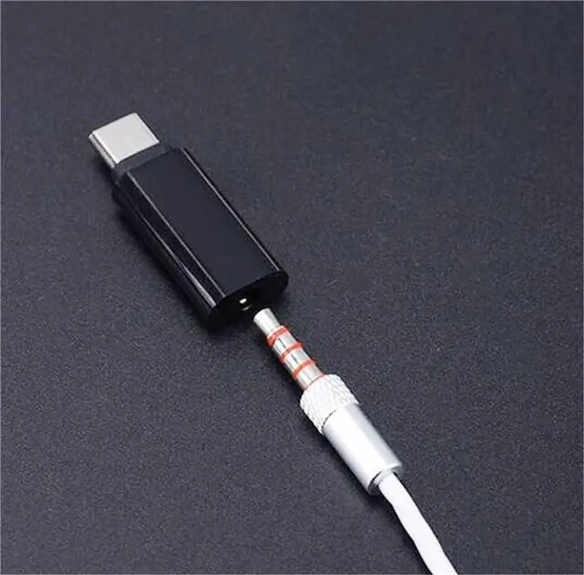 Alt view image 7 of 7 - USB C to 3.5mm Adapter,DC 3.5mm Earphone AUX Audio Female to USB 3.1 Type C Male Headphone Adapter