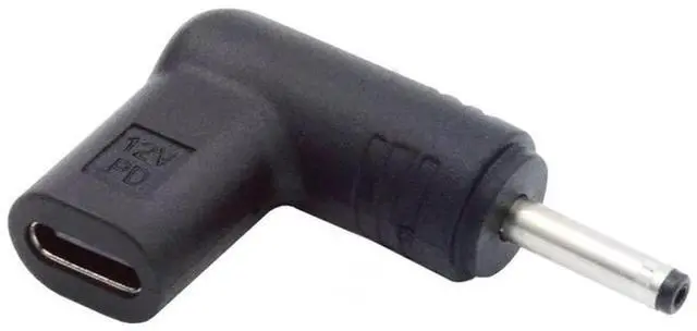 Main image of USB 3.1 Type C USB-C Female to DC 12V 3.0x1.1mm Plug Adapter 90 Degree Angled PD Emulator Trigger