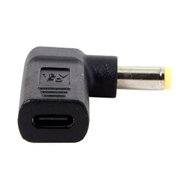 Alt view image 4 of 6 - USB 3.1 Type C USB-C to DC 20V 5.5x2.5mm Adapter PD Emulator Trigger 90 Degree Angled