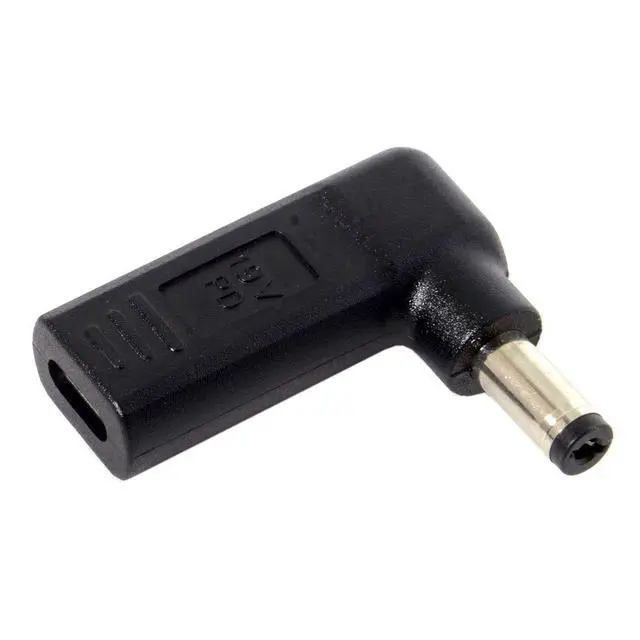 Alt view image 2 of 6 - USB 3.1 Type C USB-C to DC 20V 5.5x2.1mm Adapter PD Emulator Trigger 90 Degree Angled