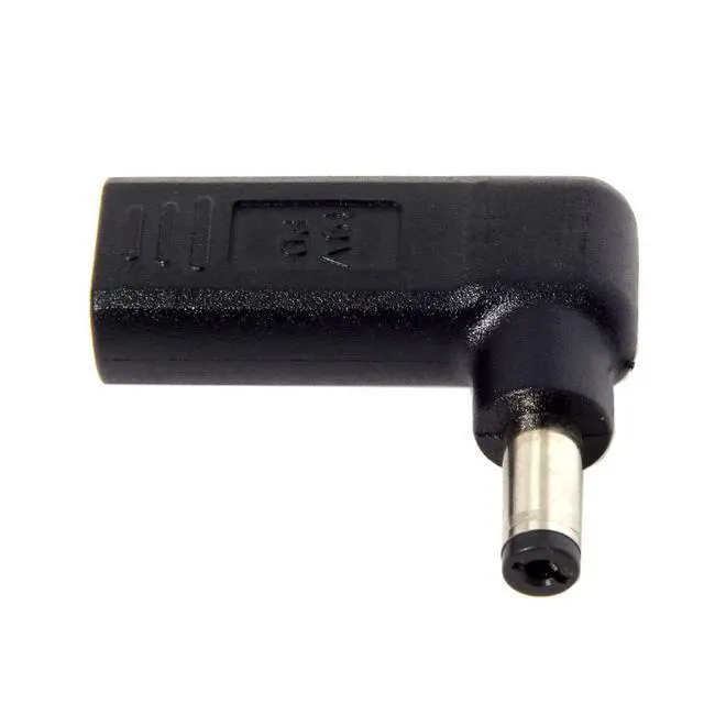 Alt view image 4 of 6 - USB 3.1 Type C USB-C to DC 20V 5.5x2.1mm Adapter PD Emulator Trigger 90 Degree Angled