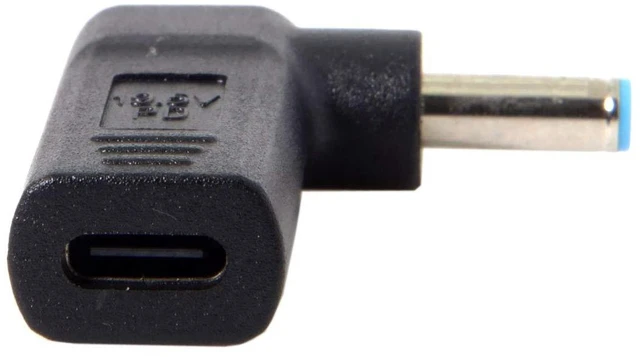 Alt view image 4 of 6 - USB 3.1 Type C USB-C to DC 4.5x3.0mm Adapter PD Emulator Trigger 90 Degree Angled