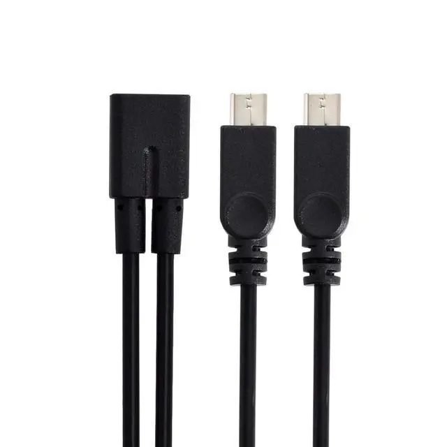 Alt view image 2 of 7 - Micro USB Female to 2X Micro USB Male Splitter Extension Charge Cable for S5 i9600 S4 I9500 Note2 N7100 S3 I9300 S2 9100