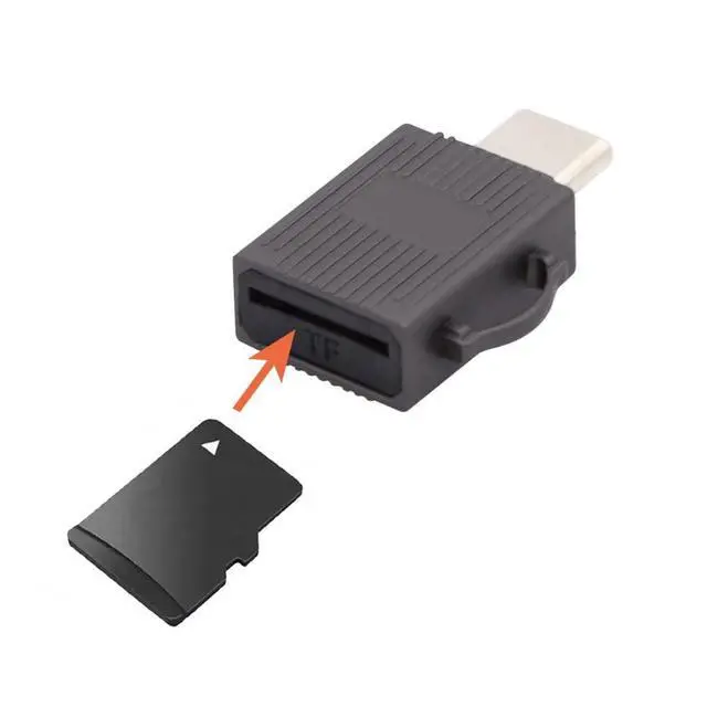 Alt view image 3 of 7 - 5Gbps USB 3.0 Type C USB-C to Micro SD SDXC TF Card Reader Adapter for Laptop Tablet Phone