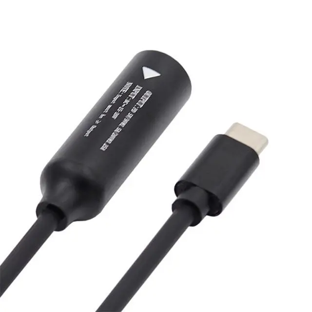 Alt view image 7 of 7 - 2.5x0.7mm Input DC Jack to USB-C Type-C Power Plug Charge Cable for PD 9V 15V 20V 65W Laptop Phone