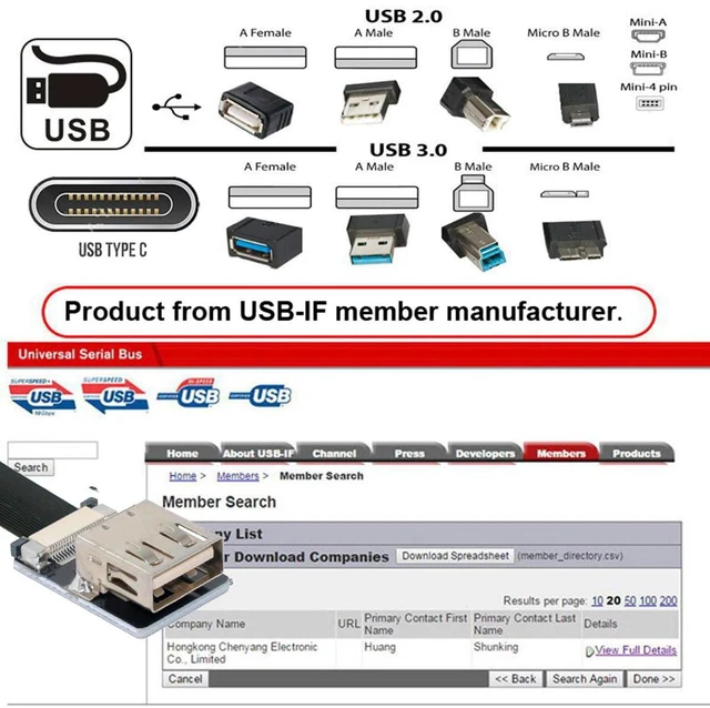 Alt view image 6 of 7 - USB 2.0 Type-A Male to Female Extension Data Flat Slim FPC Cable for FPV & Disk & Scanner & Printer 50CM