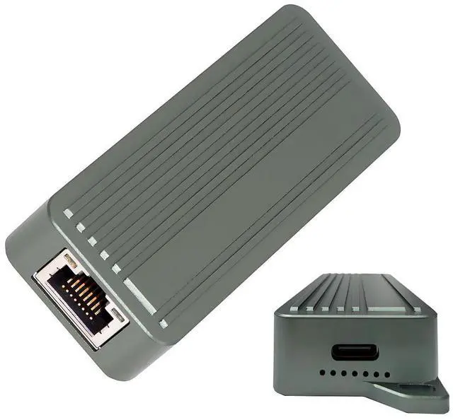 Main image of USB4 USB3.2 Gen2 USB-C Type-C to 10Gbps GBE Gigabit 10000Mbps 5Gbps 2.5Gbps Ethernet Network LAN Cable Adapter RTL8159 for Desktop Laptop NAS