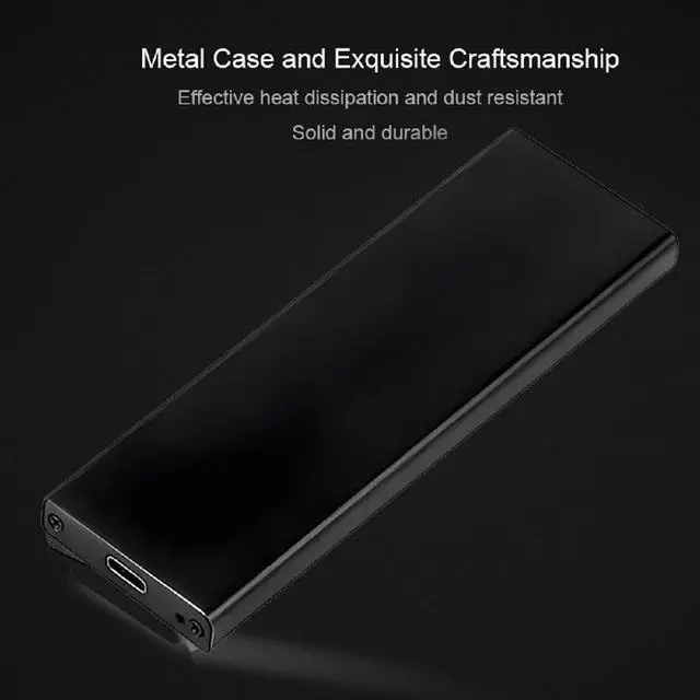 Alt view image 5 of 7 - 7+17Pin MAC SSD to USB 3.0 Type-C 5Gbps Mobile HDD Case Enclosure Adapter for 2012 MAC Air Pro A1465 A1466 Retina SSD