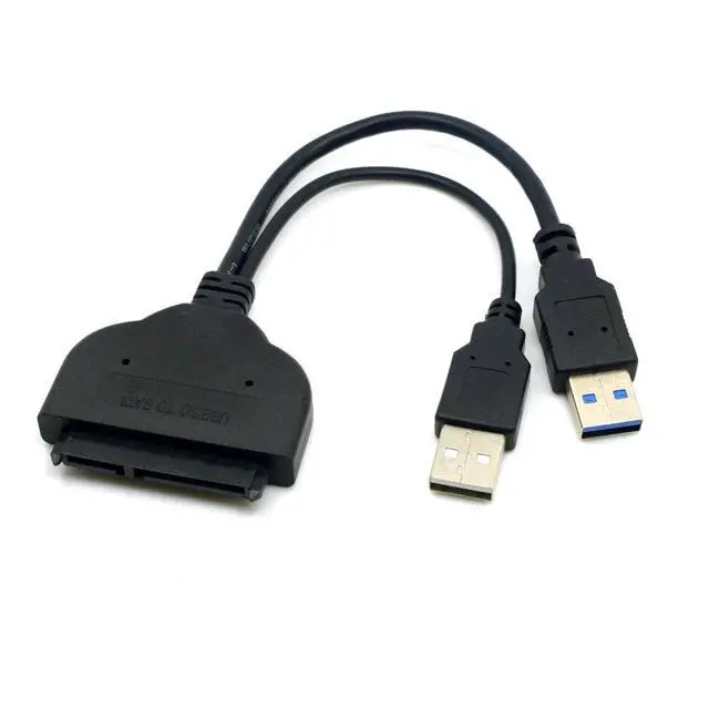 Alt view image 6 of 7 - USB 3.0 to SATA & Micro SATA Adapter for 1.8" & 2.5" Hard Disk Drive with Extra USB Power Cable