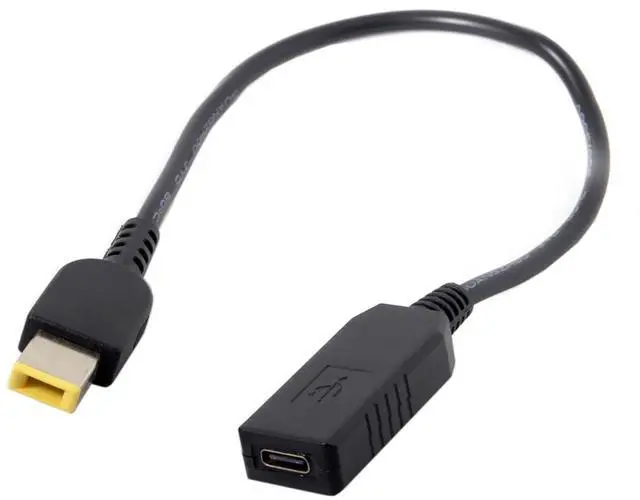 Main image of USB 3.1 Type C USB-C to Rectangle 11.0x4.5mm Power Plug PD Emulator Trigger Charge Cable for Lenovo ThinkPad X1 Carbon