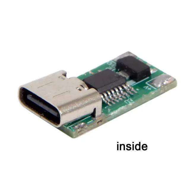 Alt view image 3 of 7 - USB 3.1 Type C USB-C Input to DC 20V 4.0x1.7mm Output Power Plug PD Emulator Trigger Charge Cable for Laptop