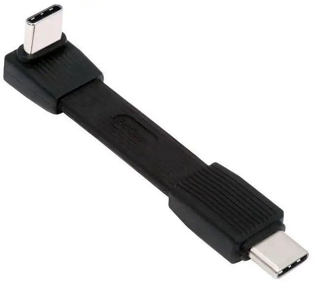 Main image of 240W USB5.0 80Gbps FPC Flat Slim USB Type C Extension Cable Male to Male Up Angled 90 Degree 16K 8K 60Hz 5K 67MM