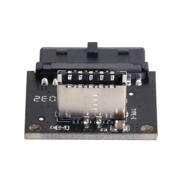Alt view image 5 of 7 - USB 3.1 Front Panel Socket Type-E to USB 3.0 20Pin Header Male Extension Adapter for Motherboard