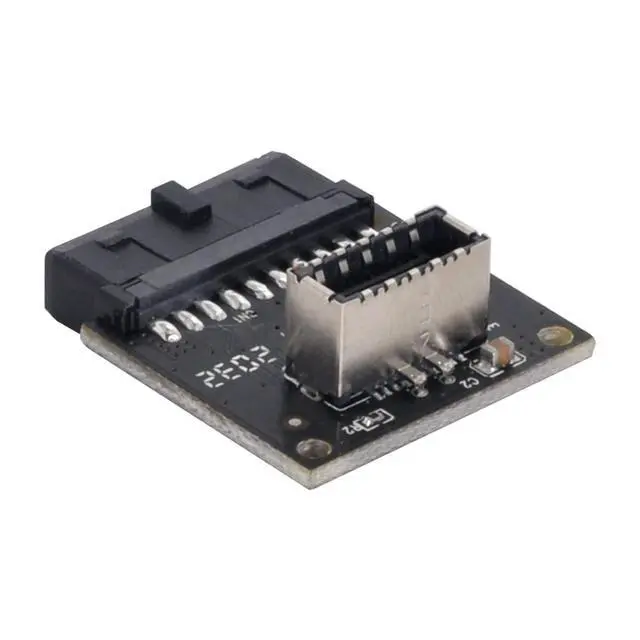 Alt view image 6 of 7 - USB 3.1 Front Panel Socket Type-E to USB 3.0 20Pin Header Male Extension Adapter for Motherboard