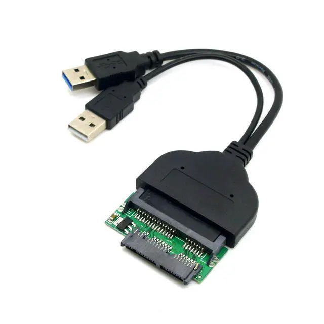 Alt view image 5 of 7 - USB 3.0 to SATA & Micro SATA Adapter for 1.8" & 2.5" Hard Disk Drive with Extra USB Power Cable