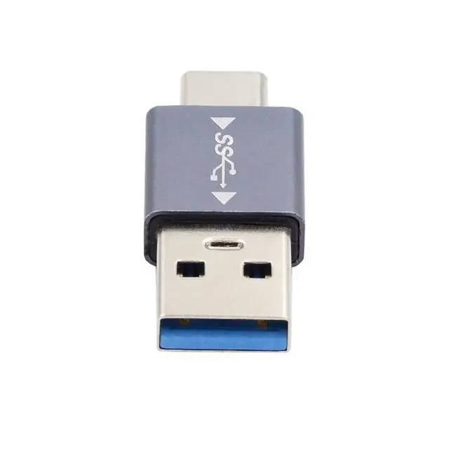 Alt view image 6 of 7 - 10Gbps USB 3.1 Type C Male to USB3.0 Type A Male Data Charge Adapter for Laptop Phone with OTG Function