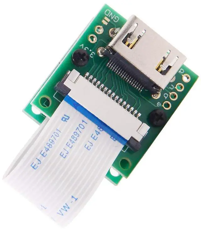 Main image of Raspberry PI Camera Module to HDMI Type A Male HDTV FPC Flat Cable 5cm fit for PES001