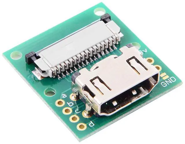 Alt view image 6 of 6 - Raspberry PI Camera Module to HDMI Type A Male HDTV FPC Flat Cable 5cm fit for PES001