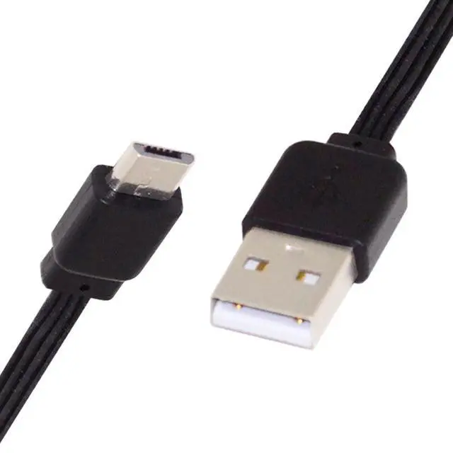 Alt view image 7 of 7 - 13cm USB 2.0 Type-A Male to Micro USB Male Male Data Flat Slim FPC Cable for FPV & Disk & Phone