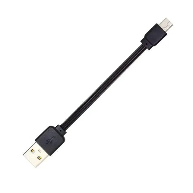 Alt view image 7 of 7 - 13cm USB 2.0 Type-A Male to Mini 5Pin USB Male Male Data Flat Slim FPC Cable for FPV & Disk & Phone