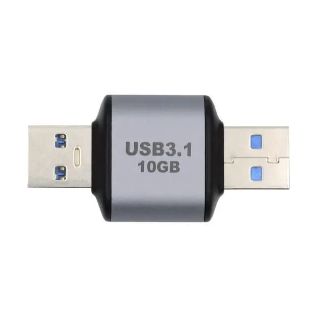 Alt view image 7 of 7 - 10Gbps USB 3.0/3.1 Type A Male to USB 3.0/3.1 A Male Data Adapter Extension for Laptop Desktop