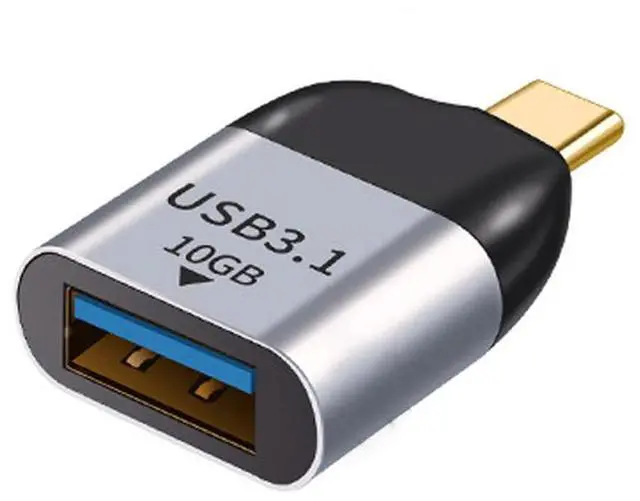 Main image of USB 3.1 Type C Male Host to USB3.0 Type A Female OTG Data 10Gbps Adapter for Laptop & Phone